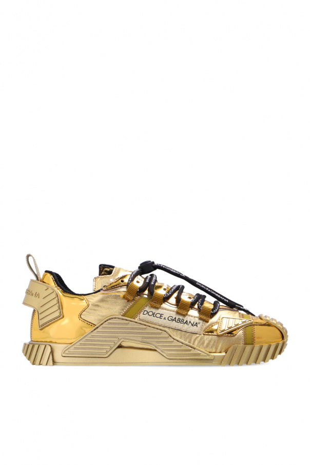 Dolce gabbana shoes gold hot sale